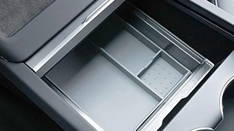 Tesla Model y Organisateur de console centrale arrière ABS Boîte de  rangement arrière pour banquette arrière centrale et porte-gobelet pour  modèle y 2020 2021 2022 2023